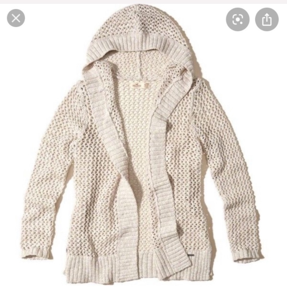 Women’s HOLLISTER Open Stitch Hooded Cardigan